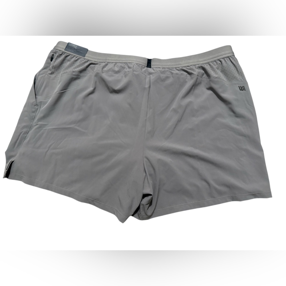 VRST Men's 5” accelerated lined Athletic Shorts gray size XXL pockets‎